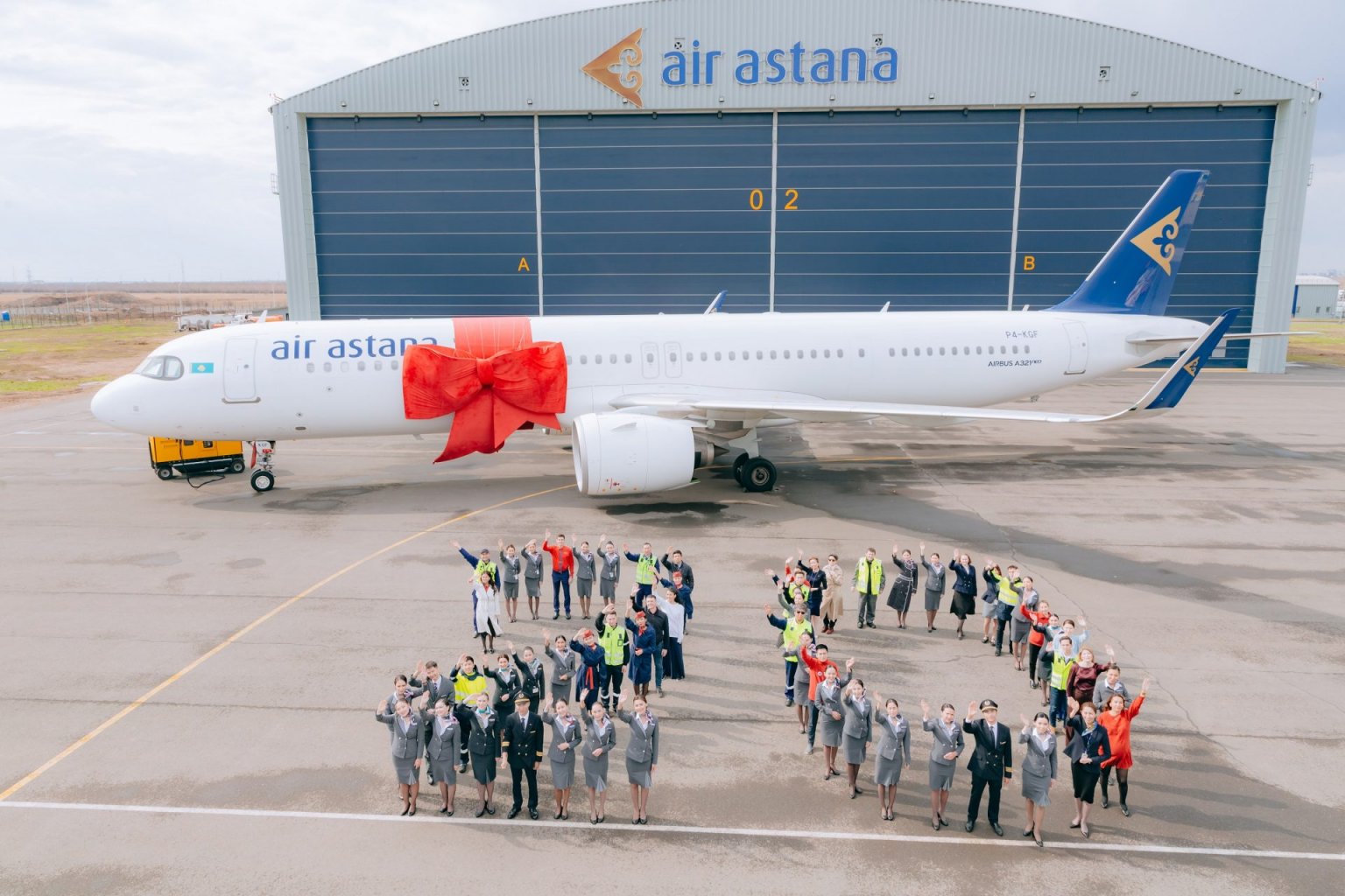 20 Years Air Astana - aircraft and people
