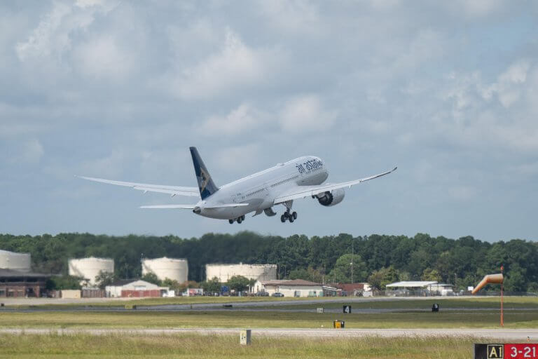 Air Astana Boeing 787-9 Dreamliner - Flugtest